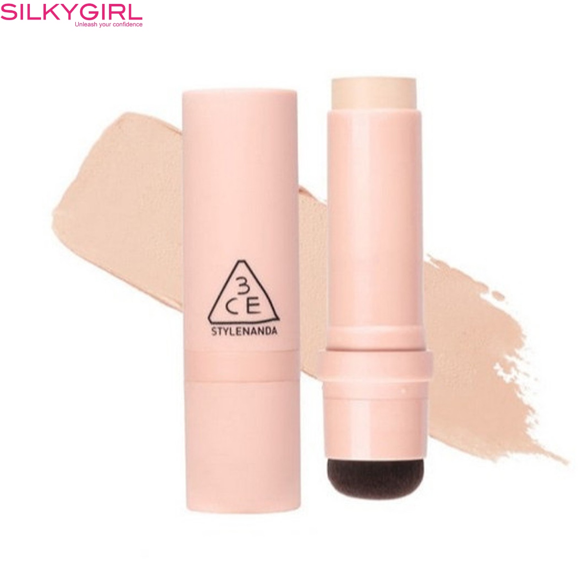 3CE Layer Covering Stick Foundation Pink Ivory 13.5g
