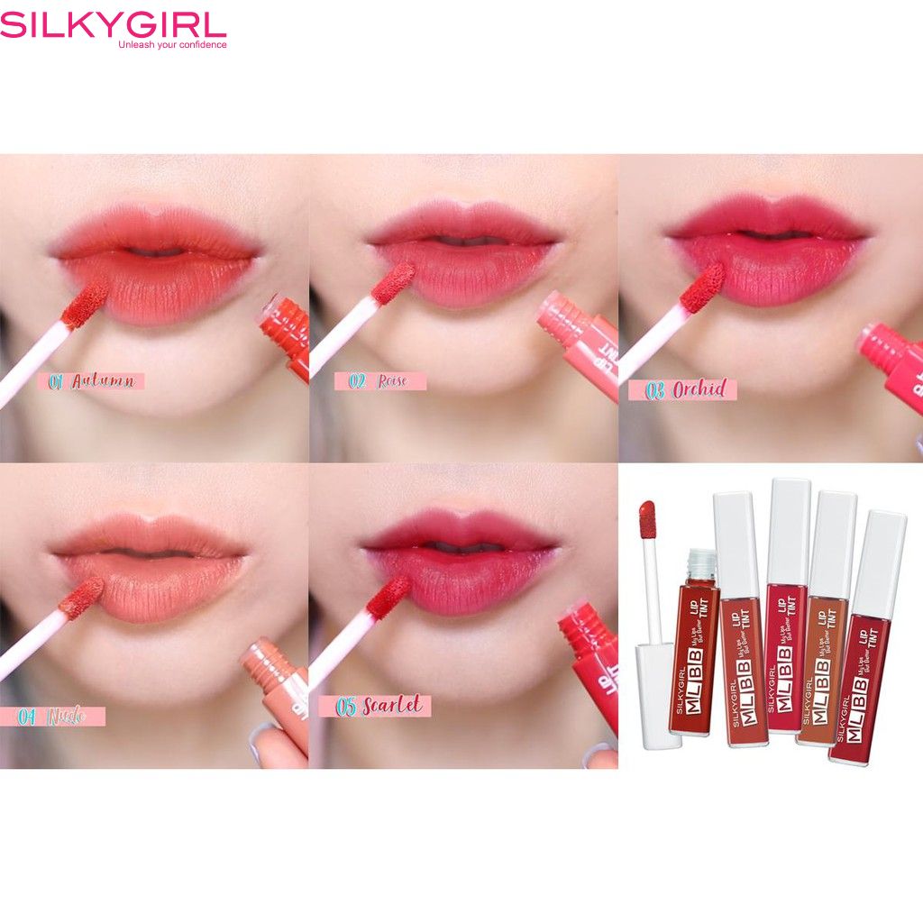 SILKYGIRL MLBB Lip Tint với đủ 5 tone màu chuẩn "My Lips But Better"