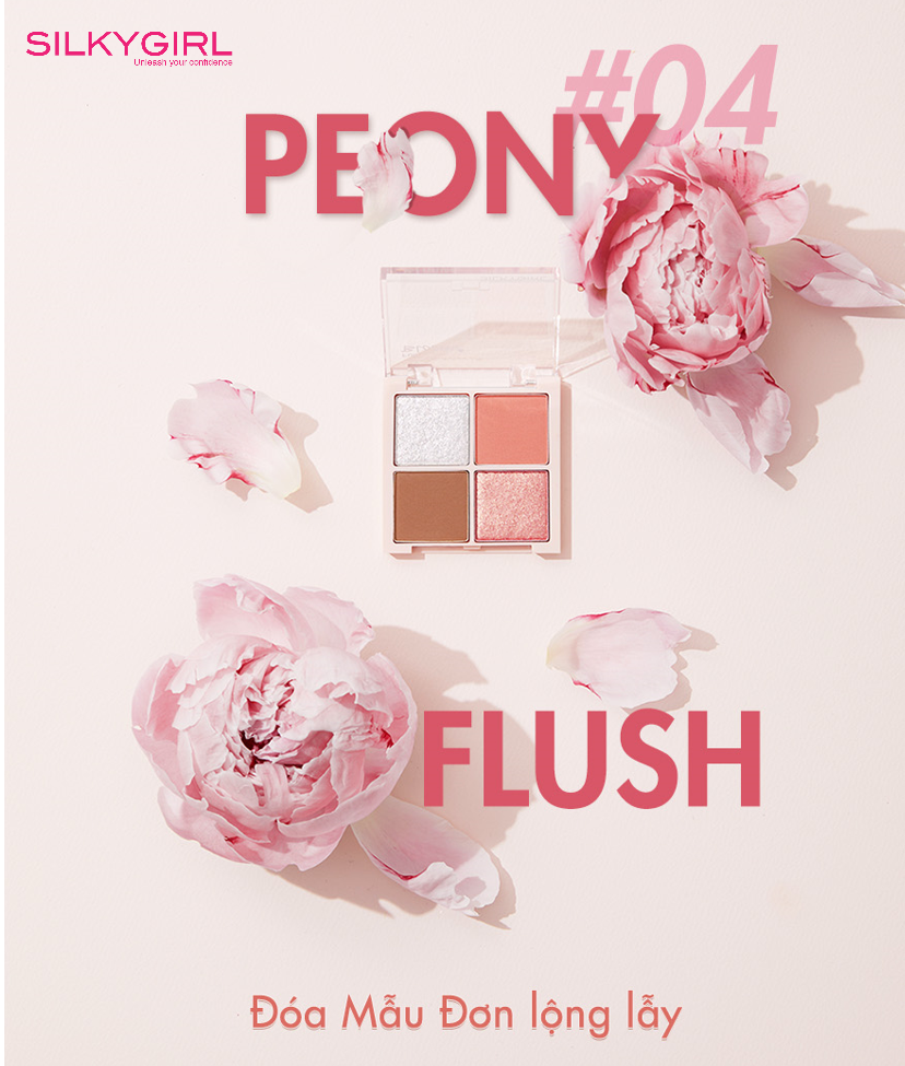 04 Peony: Flush: Một màu hồng đất tuyệt đẹp và quyến rũ.