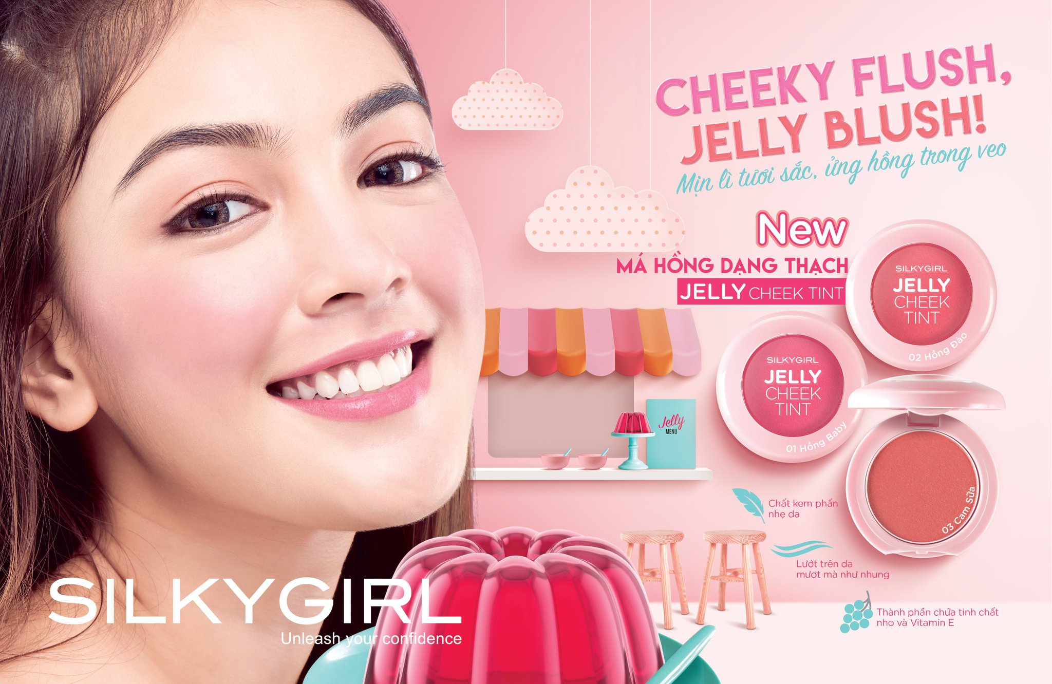Sản phẩm má hồng này của thương hiệu Silkygirl. Đây là một trong những thương hiệu mỹ phẩm nổi tiếng nhất tại Singapore và Malaysia.