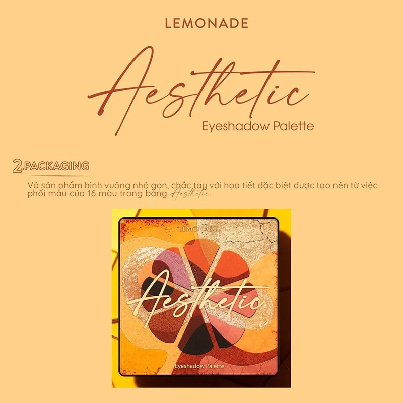 Lemonade Aesthetic Eyeshadow Palette