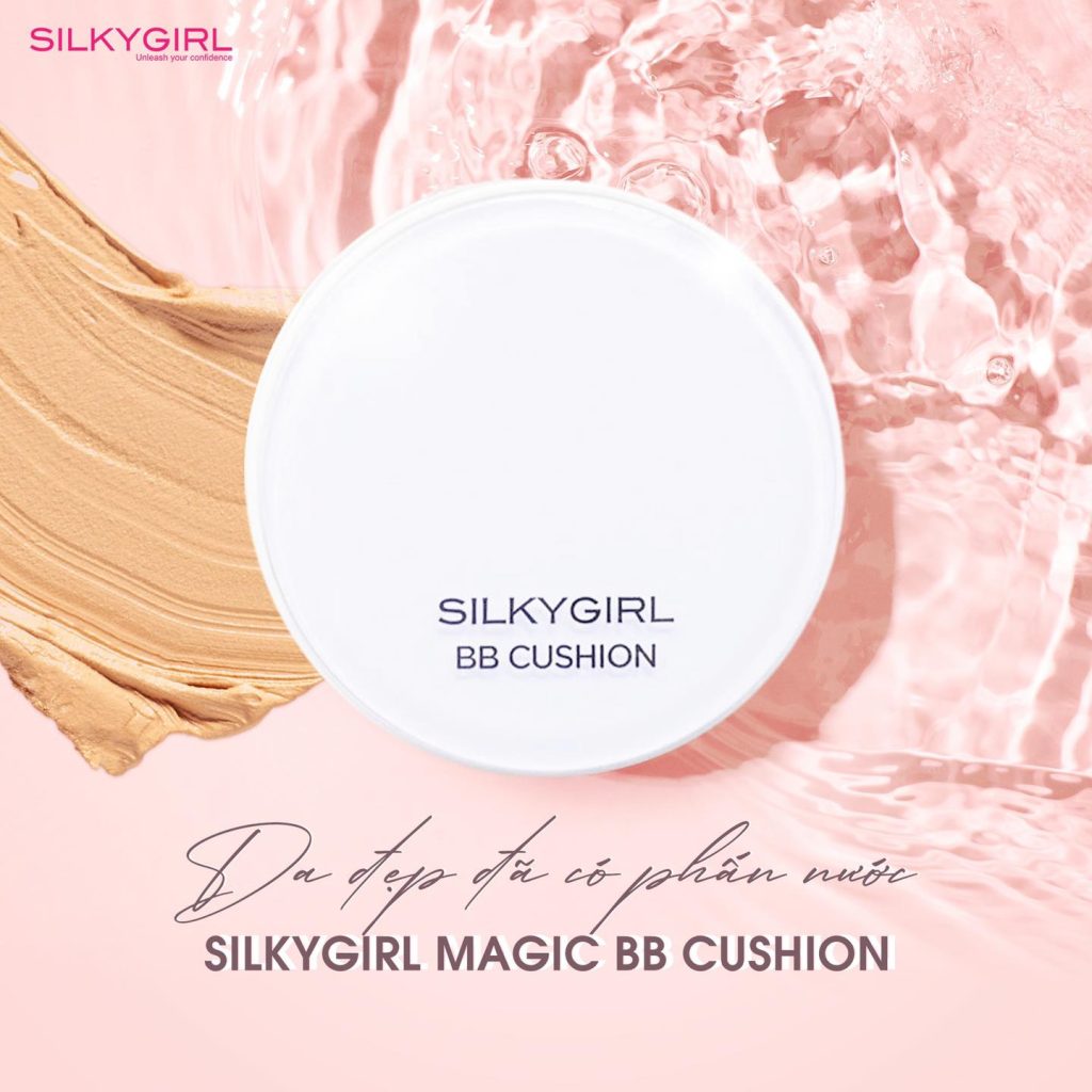 Thương hiệu phấn nước Silkygirl - một trong top cushion dành cho da dầu hỗn hợp