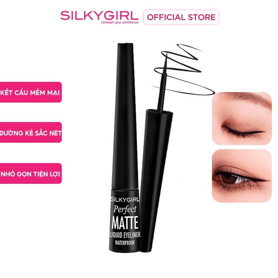 Bút kẻ mắt Silky Girl Perfect Matte - Bí quyết giúp nàng có ngay đôi mắt to tròn, quyến rũ