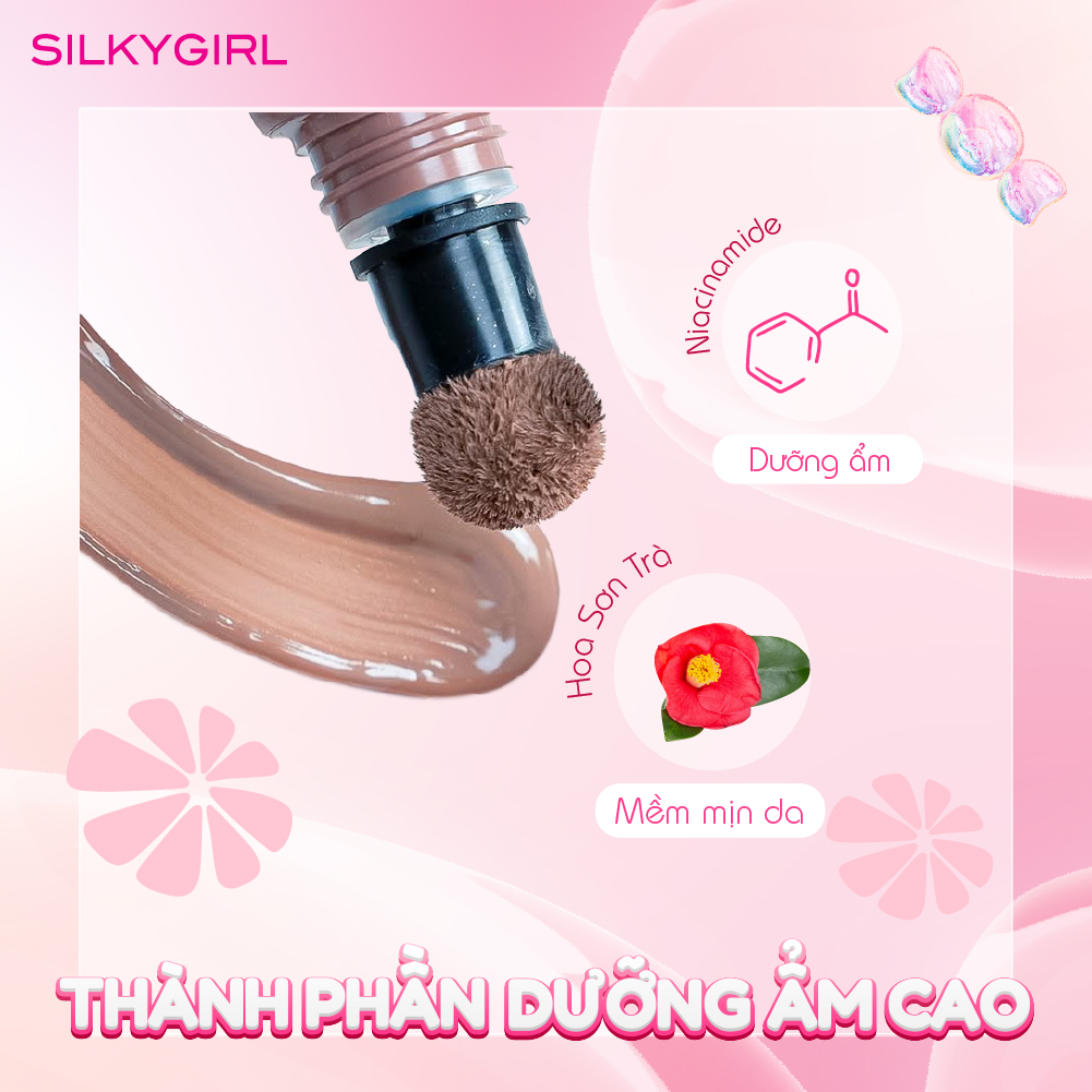 TẠO KHỐI DẠNG KEM SILKYGIRL CHEEKY PUFF CONTOUR - 6ML - Ảnh 5