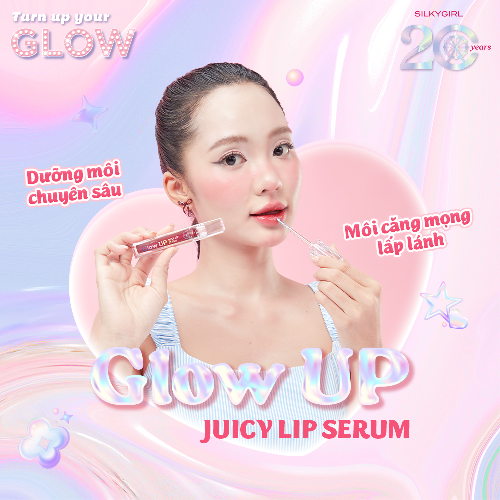 SON BÓNG SILKYGIRL GLOW UP JUICY LIP SERUM - 3G - Ảnh 2