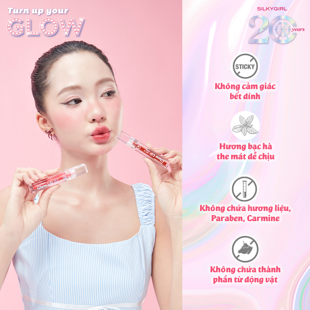 SON BÓNG SILKYGIRL GLOW UP JUICY LIP SERUM - 3G - Ảnh 6