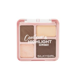 PHẤN TẠO KHỐI & BẮT SÁNG SILKYGIRL Contour & Highlight Palette - 8.3g